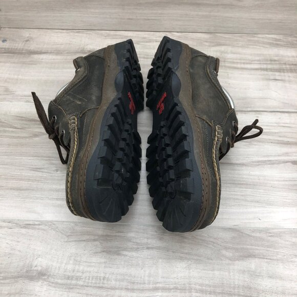 Rocky Outback Shoes Men's 9M Brown Lether Lace Up Moc Toe - Picture 5 of 11